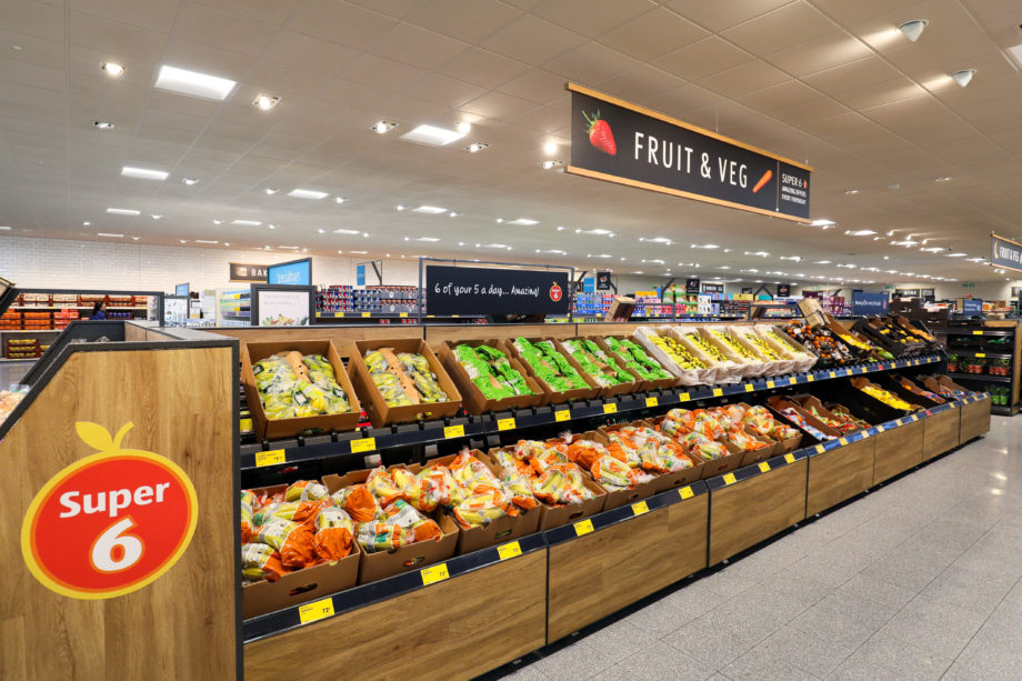 Store interior - produce aisle
