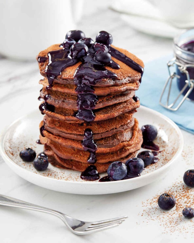 Sweet Treat Vegan Cacao Caramel Pancakes