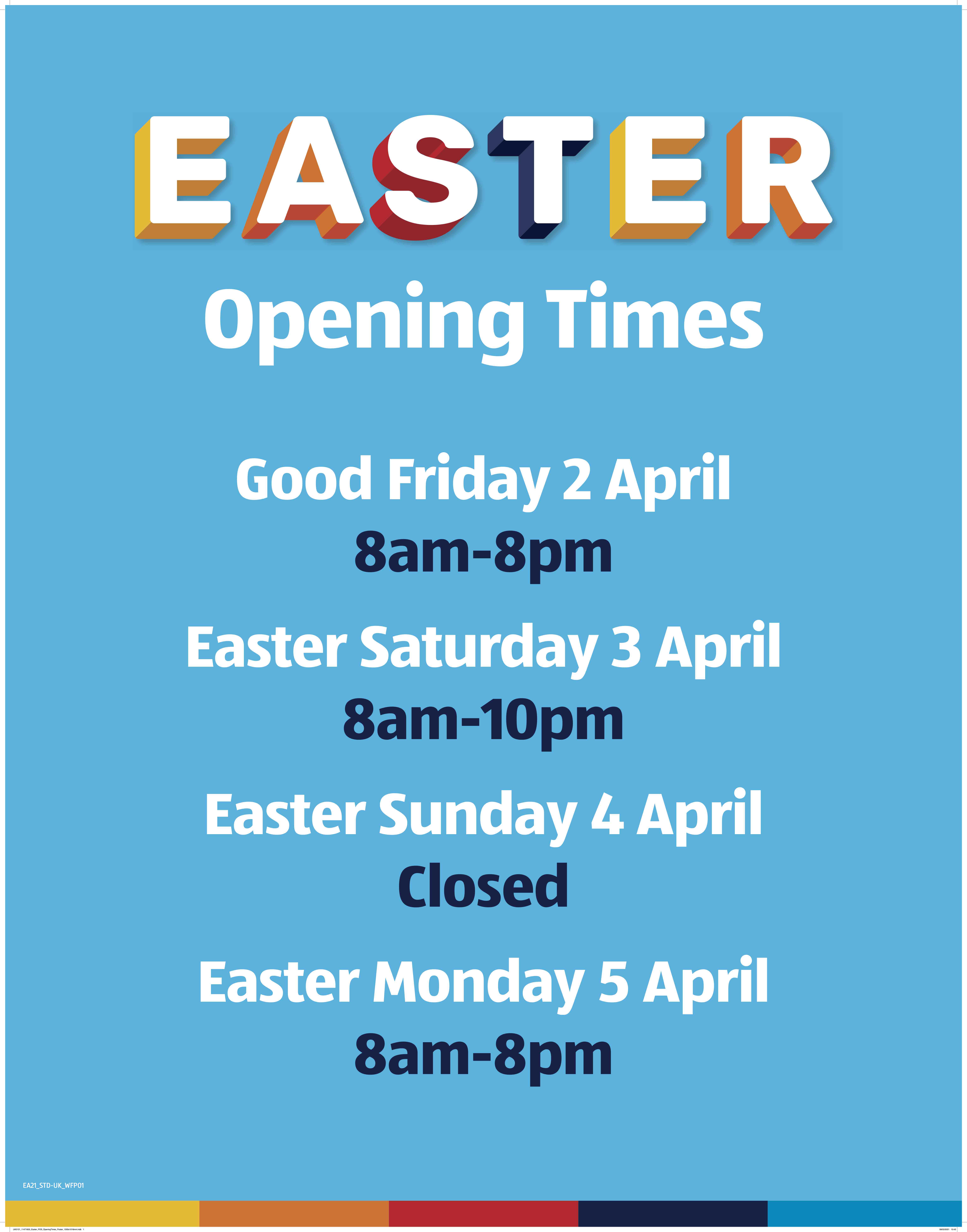 ALDI REVEALS EASTER OPENING HOURS ALDI UK Press Office