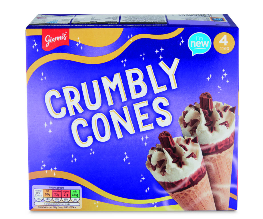 Aldi Crumbly Cones