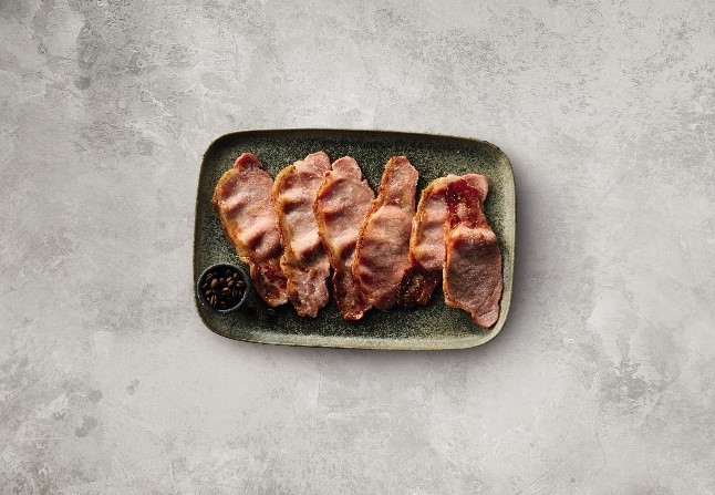 Coffee cured bacon