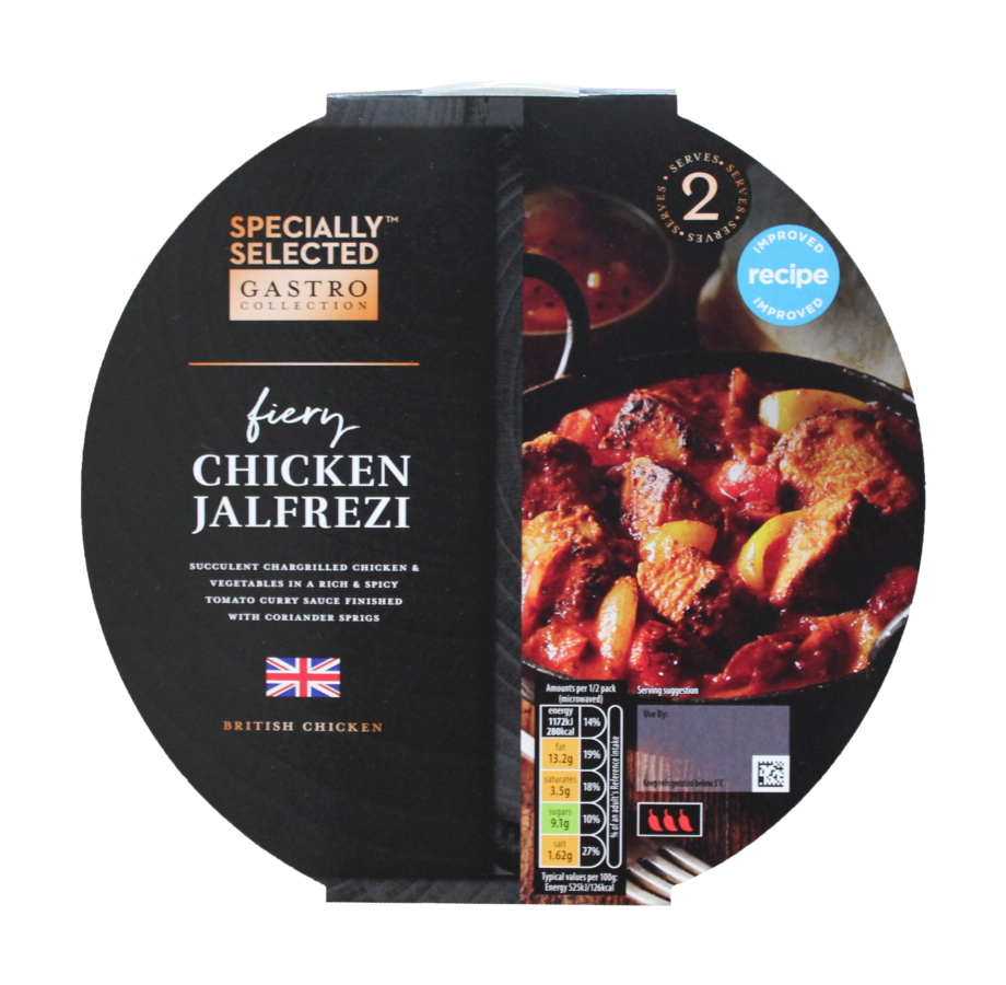 Image showing Chicken Jalfrezi Gastro Curry in packaging
