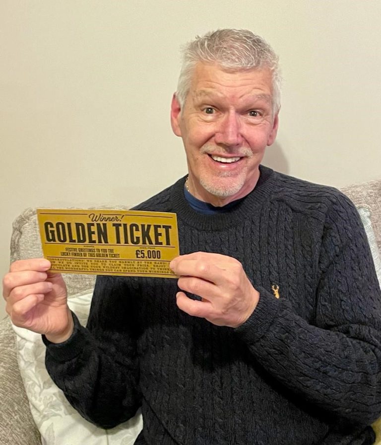 WINNER, WINNER CHRISTMAS DINNER! ALDI'S FIRST GOLDEN GIVEAWAY WINNER IS