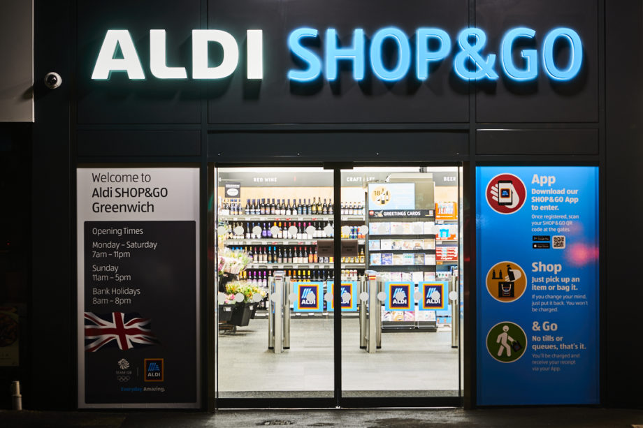 Aldi Shop&Go exterior