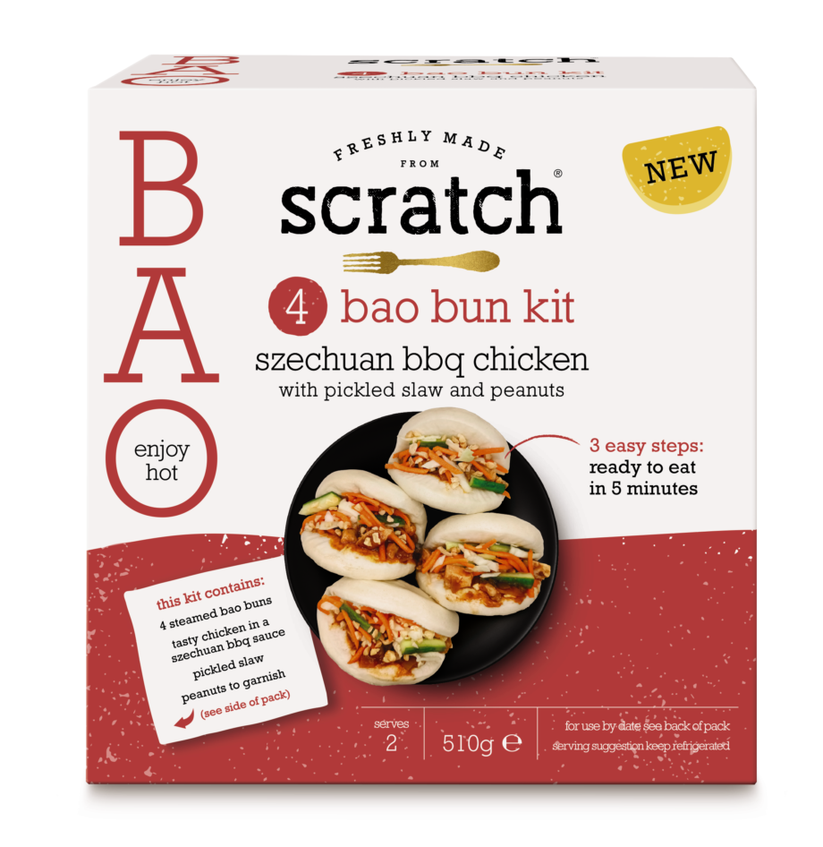 Aldi Scratch Szechuan Chicken BBQ Bao Bun Kit