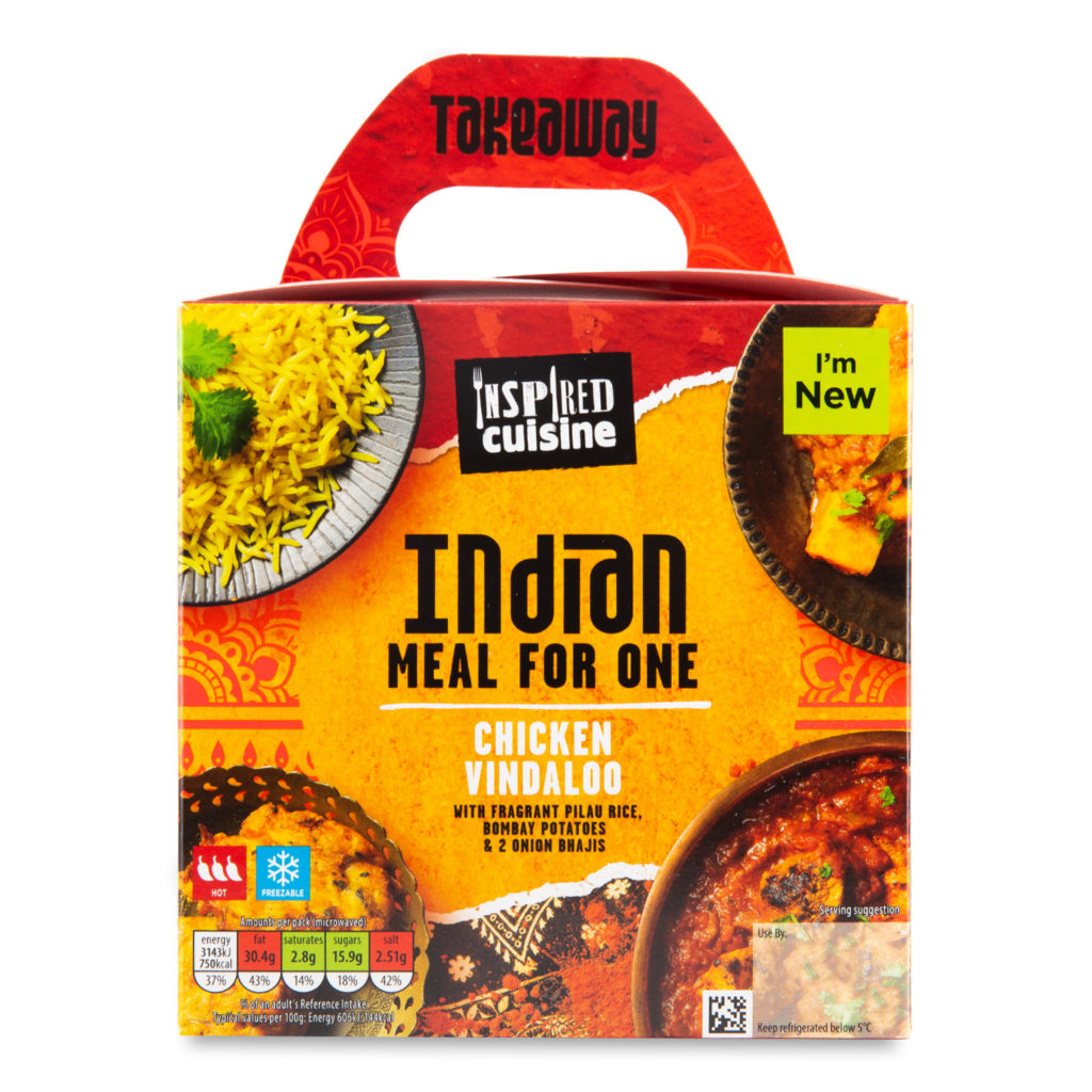 WAVE CHICKEN VINDAYOOHOO TO ALDI’S NEW CURRY BOXES 42 CHEAPER THAN M