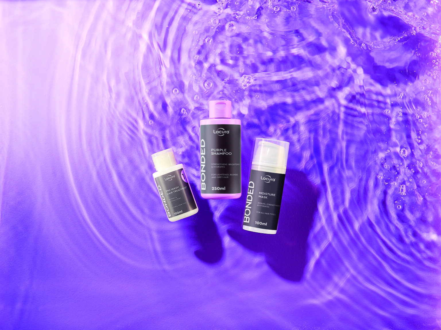 ALDI INTRODUCES PURPLE SHAMPOO AND MOISTURE MASK TO BONDED HAIRCARE