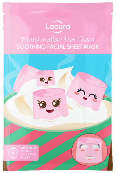 Marshmallow christmas sheet mask