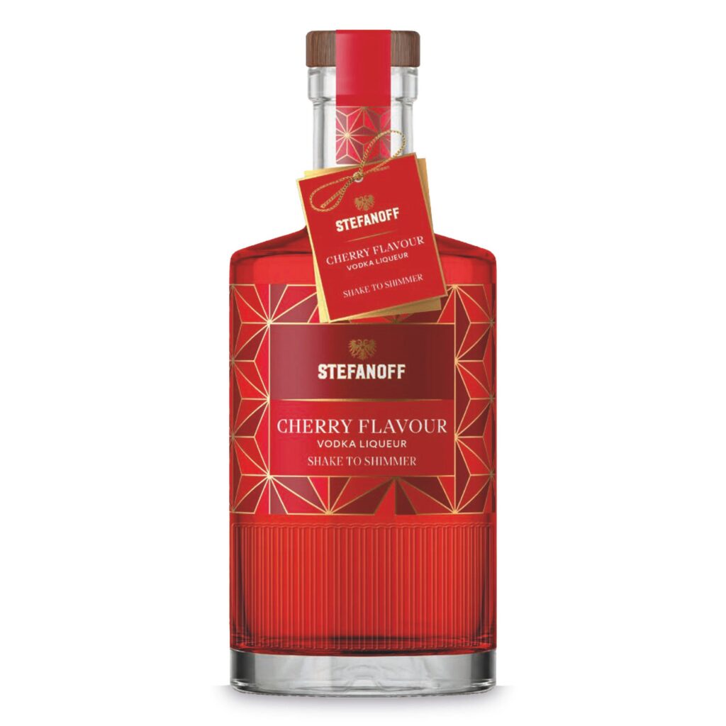 Stefanoff Vodka Cherry Shimmer Liqueur